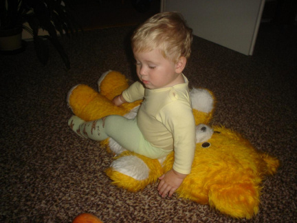 1.10.2009 já s medvědem po mámě